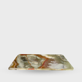 Green and Brown Onyx Tray