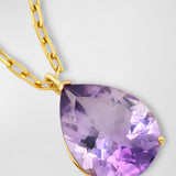 Amethyst Gemstone Basket Charm