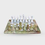 Green Onyx Chess Set