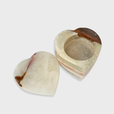 Green Onyx Heart Jewelry Box