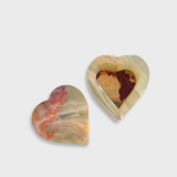 Green Onyx Heart Jewelry Box