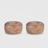 Fire Quartz Polished Candle Holder (Pair)
