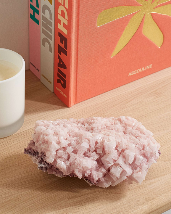 Pink Halite Cluster