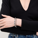 Hematite Teardrop Bracelet