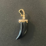 Detachable Diamond Onyx Pendant
