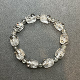 Tourmalated Quartz Carved Dragon Bracelet