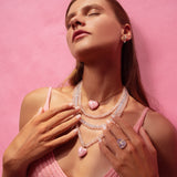 Oracle Rose Quartz Gemstone Necklace