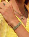 Birthstone May Emerald Bracelet