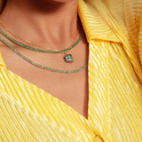 May Birthstone Emerald Necklace