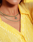 Birthstone May Emerald Necklace