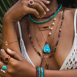 Arizona Faceted Watermelon Tourmaline Necklace