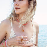 Citrine Double Gemstone Ring