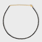 Astral Faceted Black Diamond Anklet