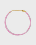 Arizona Pink Sapphire Anklet