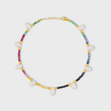 Arizona Dark Rainbow Sapphire Pearl Anklet