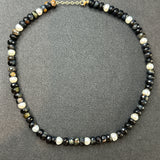 Tigers Eye Pearl Necklace