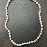 Small Baroque Pearl Light Grey Necklace