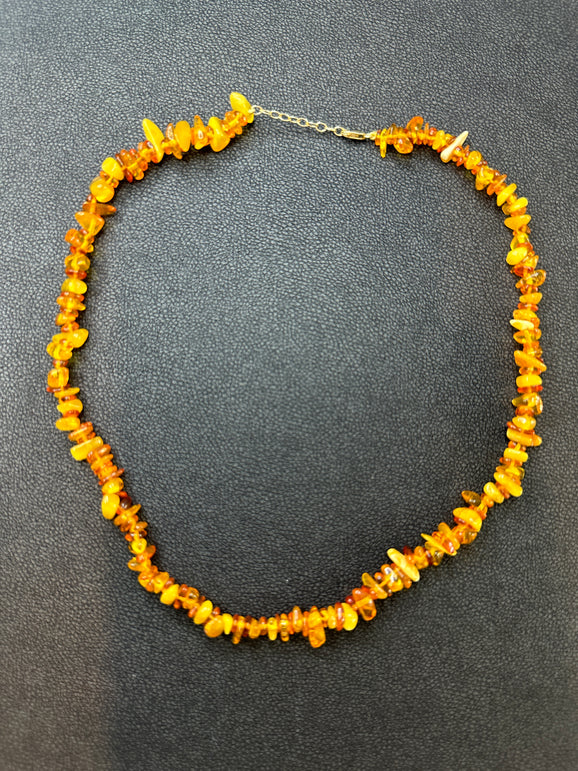 Amber Chip Necklace