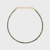 Astral Faceted Green Diamond Bracelet