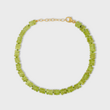 Aurora Peridot Fancy Cut Bracelet