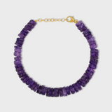 Aurora Dark Amethyst Fancy Cut Bracelet