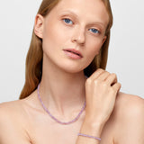 Aurora Lavender Amethyst Fancy Cut Necklace