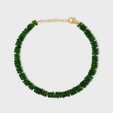 Aurora Chrome Diopside Fancy Cut Bracelet