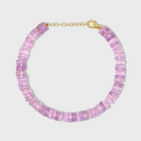 Aurora Lavender Quartz Fancy Cut Bracelet