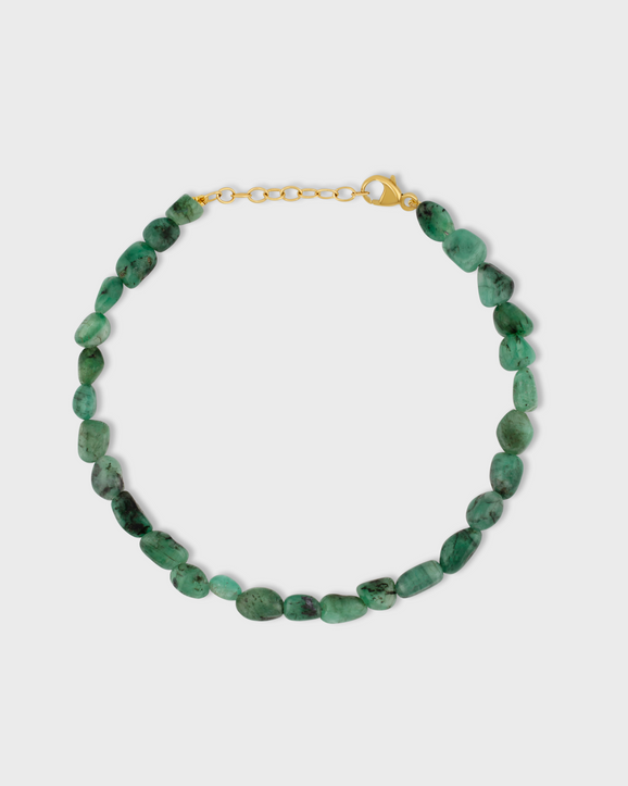 Arizona Emerald Pebble Bracelet