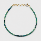 Arizona Mini Ombre Green Tourmaline Bracelet