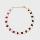 Ocean Jumbo Ruby Pearl Bracelet