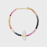 Arizona Light Rainbow Sapphire Crystal Charm Bracelet