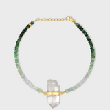 Arizona Emerald Crystal Charm Bracelet