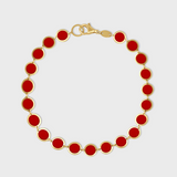 Marquet Coral Gold Circle Bracelet