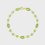 Chakra Peridot Orbital Bracelet