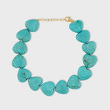 Nevada Turquoise Heart Bracelet