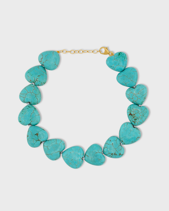 Nevada Turquoise Heart Bracelet