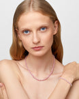 Ocean Connection Pearl & Pink Sapphire Bracelet
