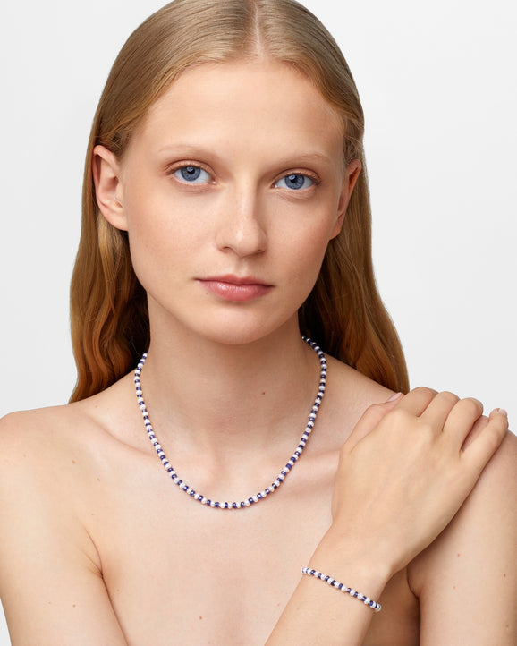 Ocean Connection Pearl & Sapphire Bracelet