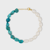 Ocean Union Turquoise Vertical Pearl Bracelet