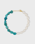 Ocean Union Turquoise Vertical Pearl Bracelet