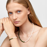 Ocean Union Chrome Diopside Pearl Bracelet