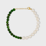 Ocean Union Chrome Diopside Pearl Bracelet