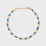 Soleil Mini Blue & Yellow Opal Stripe Bracelet