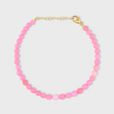 Soleil Pink Opal Sphere Bracelet