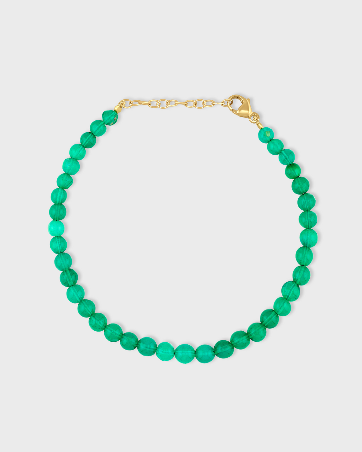 Soleil Green Opal Sphere Bracelet