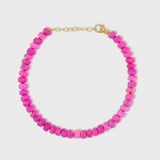 Soleil Fuchsia Faceted Large Opal Bracelet