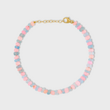 Soleil Pink Blue Faceted Opal Connection Bracelet