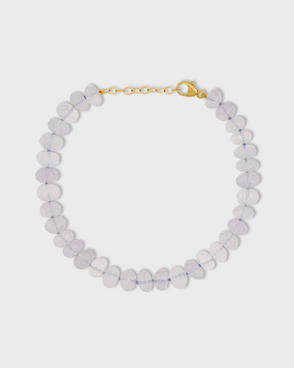 Lavender Quartz Crystal Bracelet