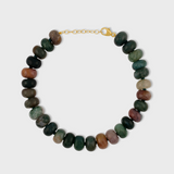 Oracle Moss Agate Large Crystal Bracelet